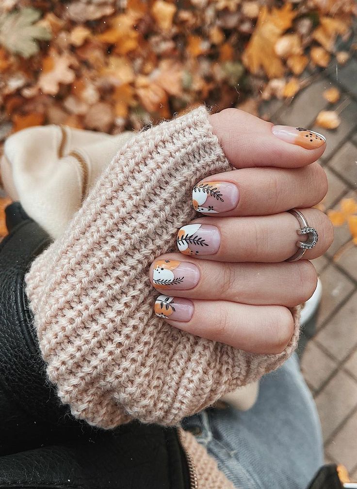 Pretty Fall Nails