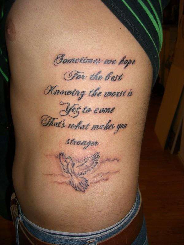 Quote Tattoo ideas For Men