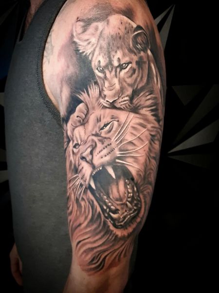 Roaring Lion Tattoo