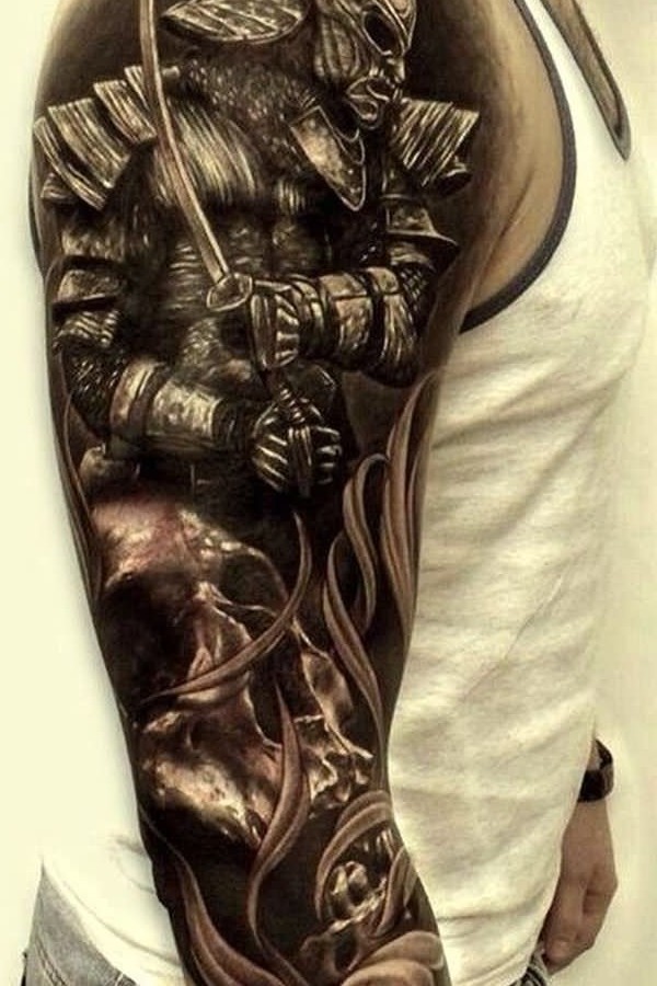 Samurai Warrior Tattoo ideas For Men