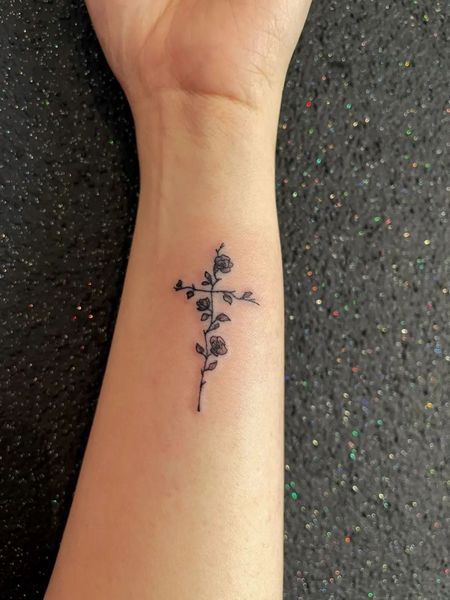 Small Cross Tattoo