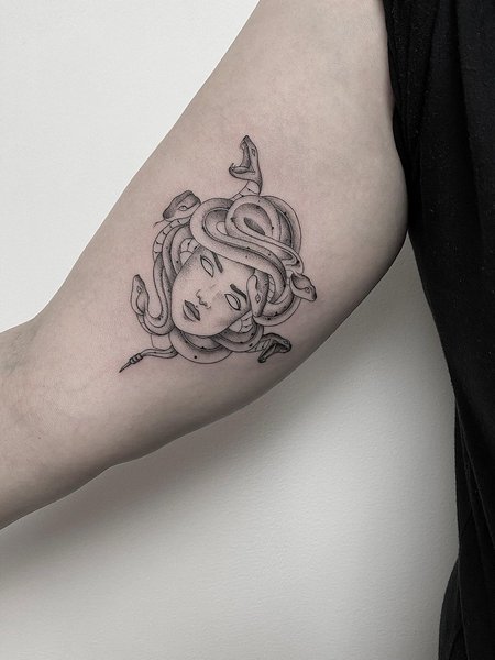 Small Medusa Tattoo