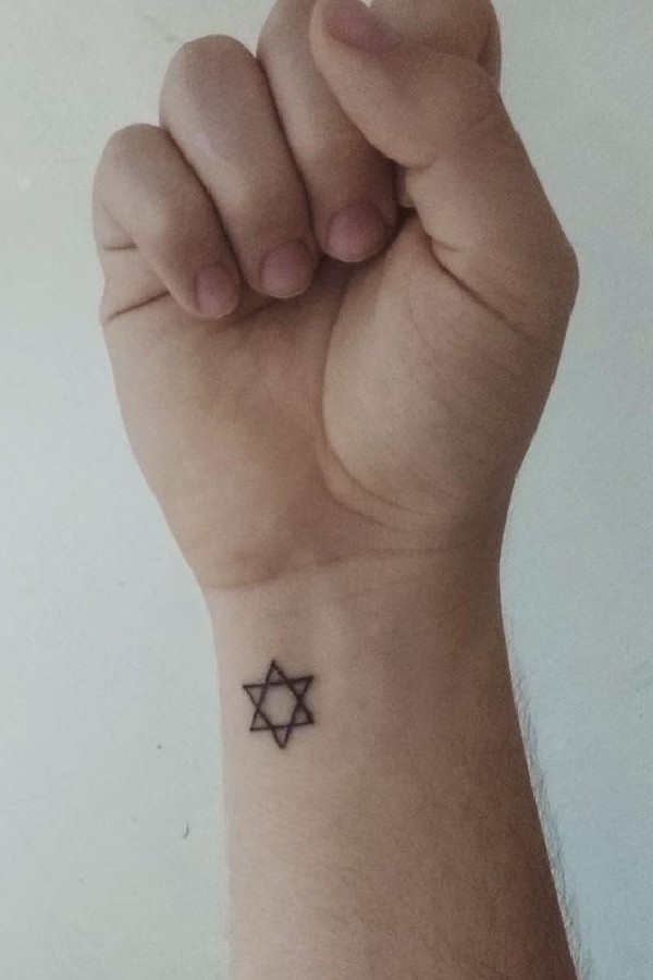 Small Star of David Tattoo