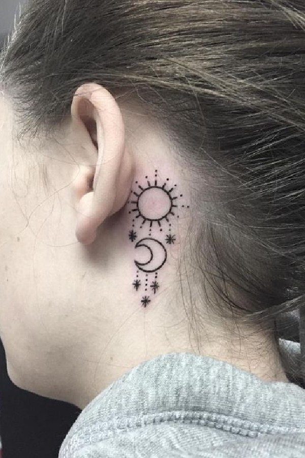 Beautiful Behind The Ear Tattoos For Women 22 Tattoo Pro