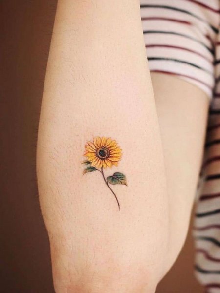 Sunflower Tattoo ideas for Women