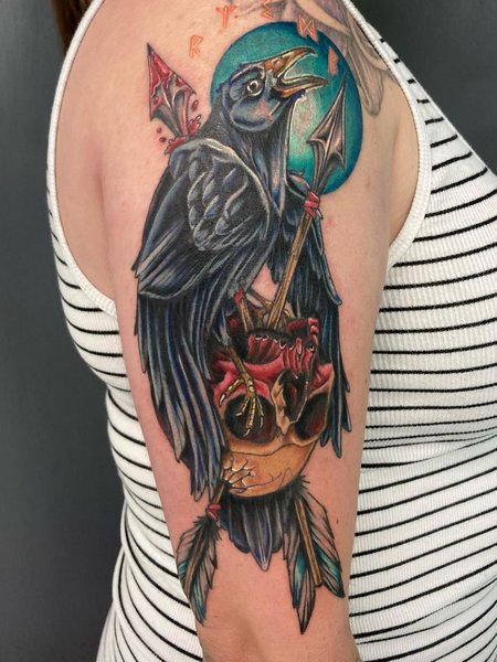 Tattoo Of Crows