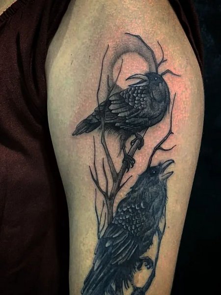 Two Crow Tattoo