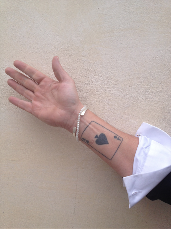 Wrist Ace Of Spades Tattoo