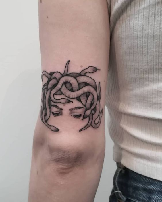 small medusa tattoo