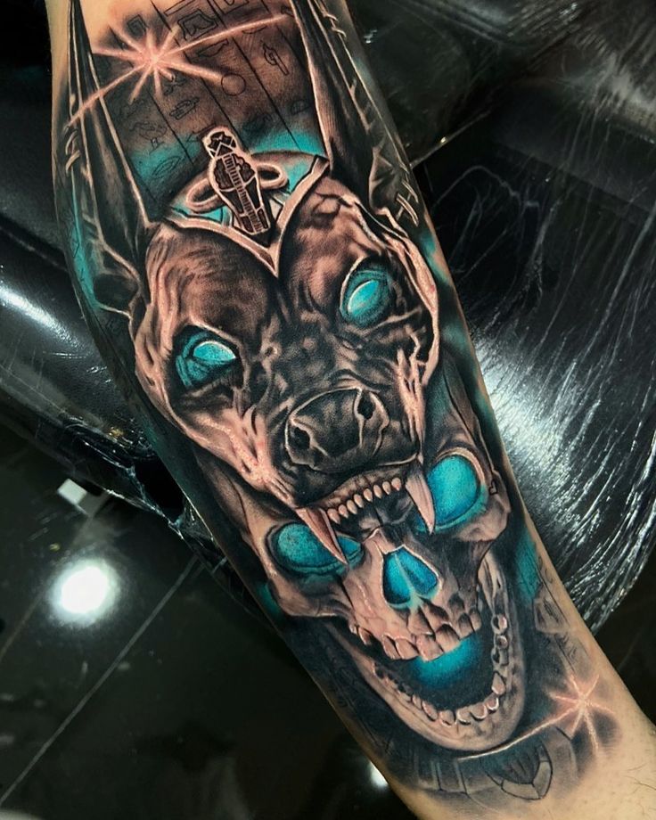 3D Anubis Tattoo