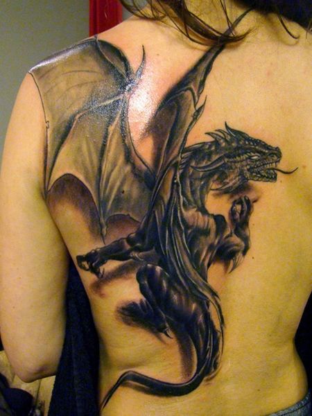 3D Dragon Tattoo