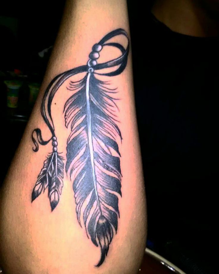 3D Feather Tattoo