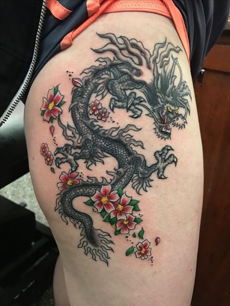 Asian Dragon Tattoo