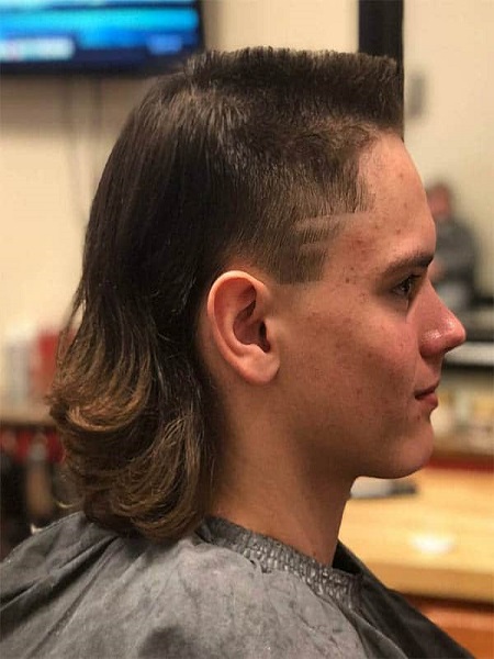 Blow Out Mullet Haircut