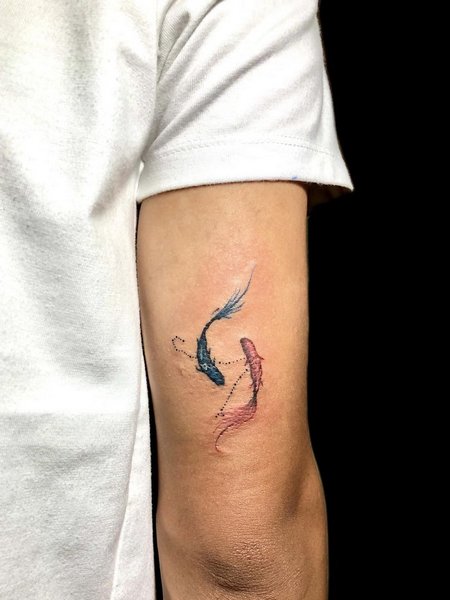 Constellation Pisces Tattoo
