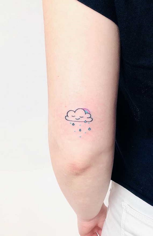 Cute Cloud Tattoo