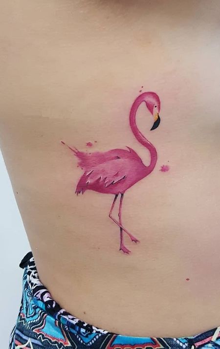 Cute Flamingo Tattoos
