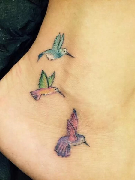 Cute Hummingbird Tattoos