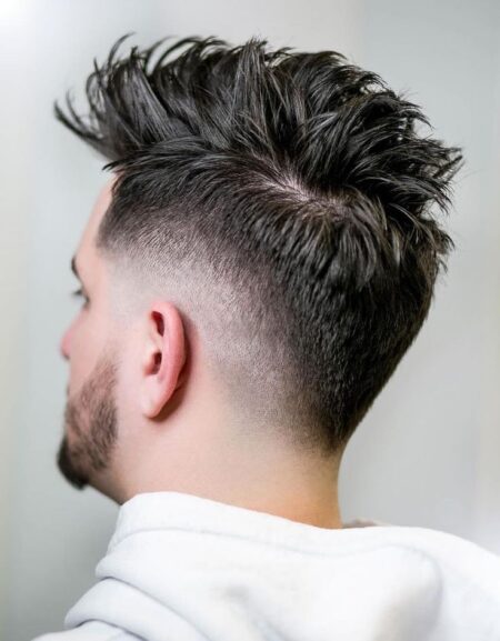 Drop Fade Mullet Haircut