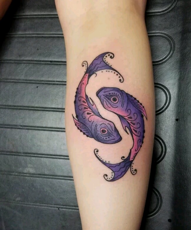 Forearm Pisces Tattoo