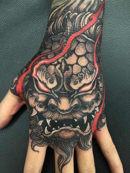 Hand Dragon Tattoo