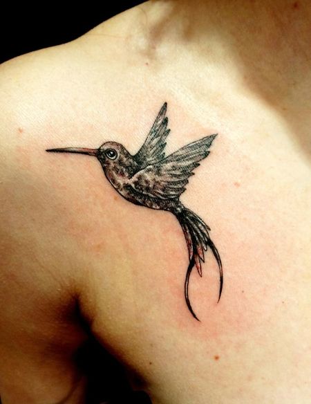 Hummingbird Chest Tattoos