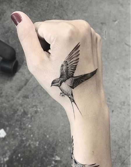 Hummingbird Hand Tattoos