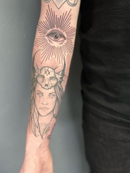 Inside Elbow Tattoo