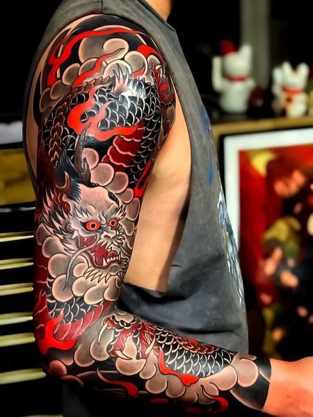 Japanese Dragon Tattoo