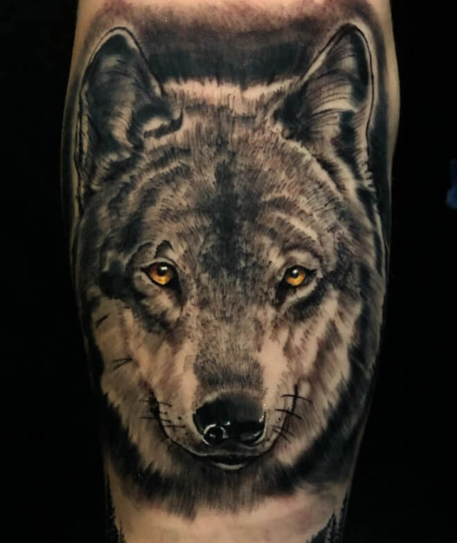 Lone Wolf Tattoo