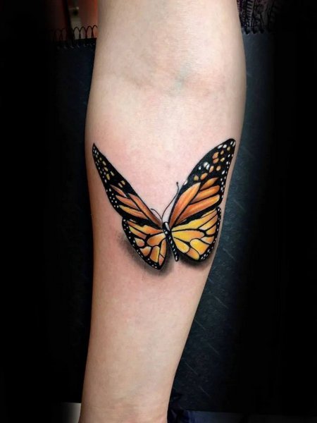 Monarch Butterfly Tattoo