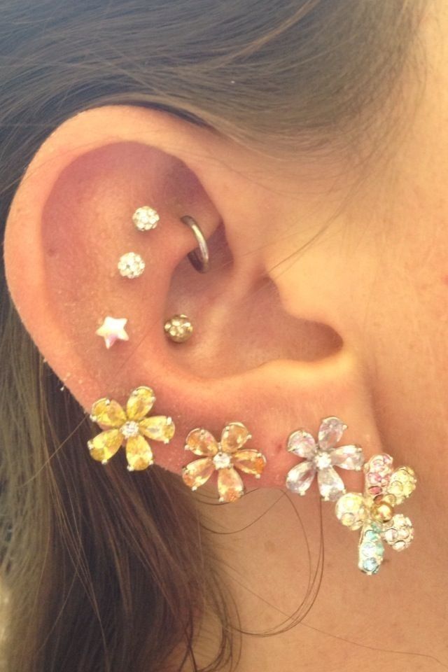 Multiple Ear Piercings