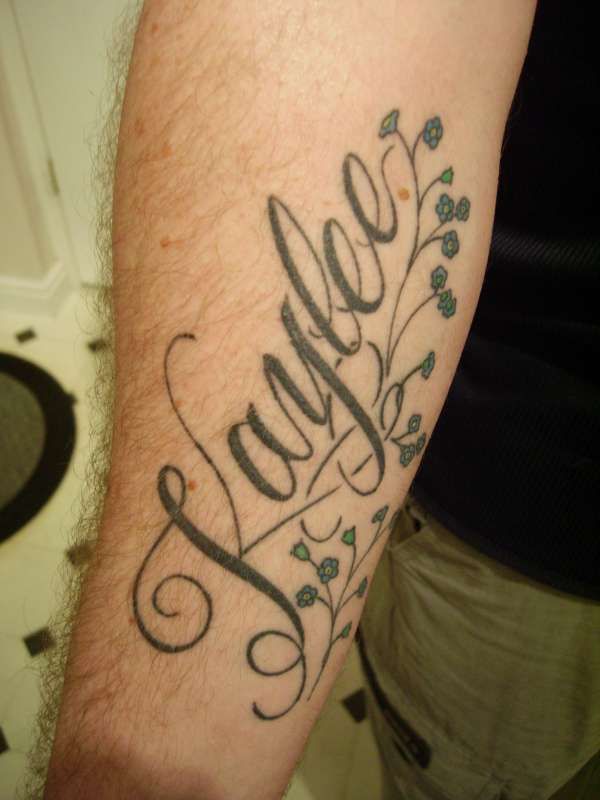 Name Tattoo on Arm