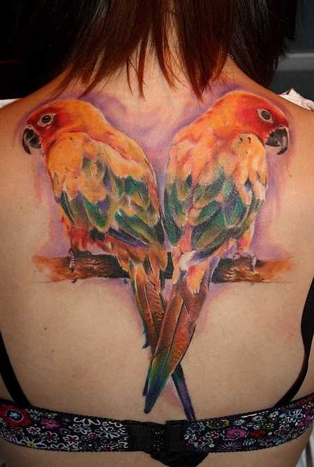 Parrot 3D Tattoos