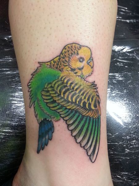 Parrot Ankle Tattoos