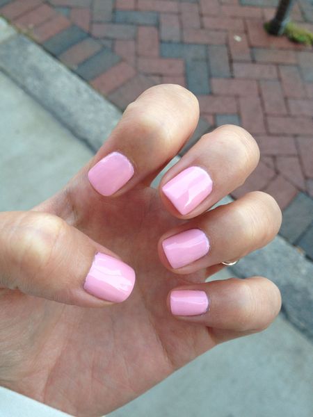 Pastel Pink Nails