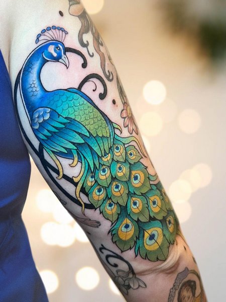 Peacock Feather Tattoo