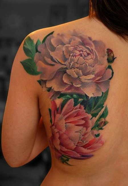 Peony 3D Tattoos