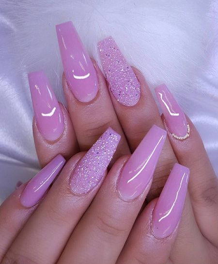 Pink Coffin Nails 1