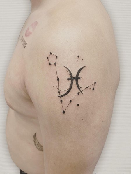 Pisces Sign Tattoo