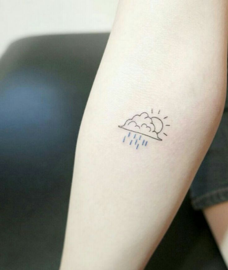 Rain Cloud Tattoo