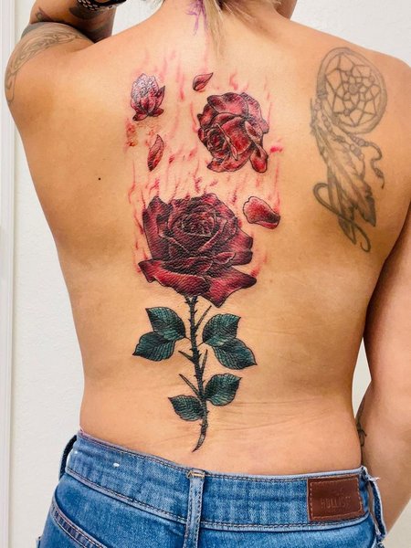 Red Rose Tattoo