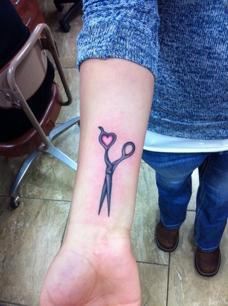 Scissors Wrist Tattoos