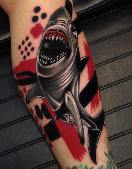 Shark Leg Tattoos