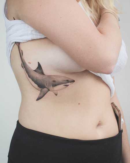 Shark Rib Tattoos