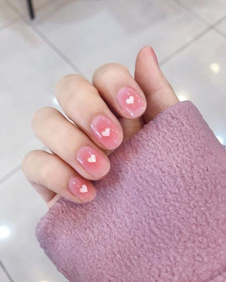 Short Pink Nails