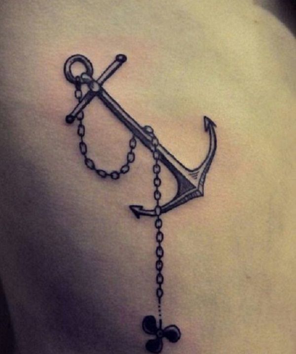 Simple Anchor Tattoo