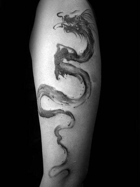 Simple Dragon Tattoo 1