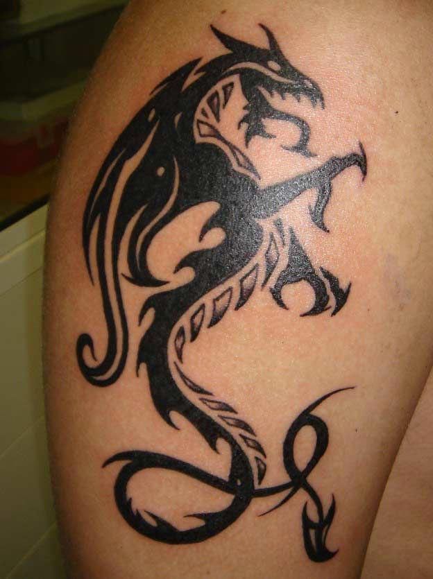 Simple Dragon Tattoo