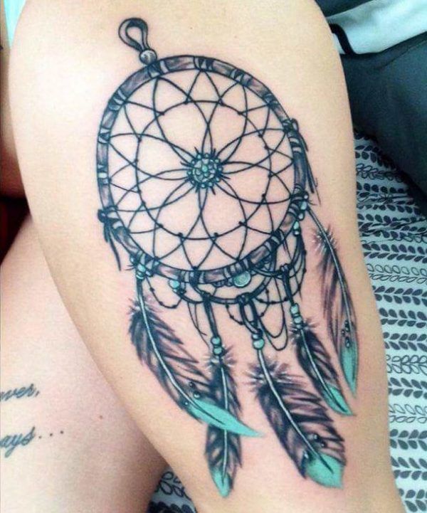 Simple Dream Catcher Tattoo